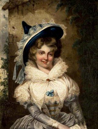 Portrait of a Lady with a Large Pointed Hat