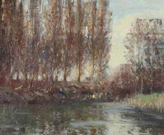 The Mill Pool, Anglesey Abbey: Winter 1949