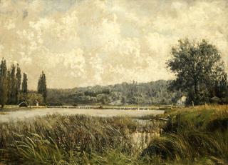 Landscape with a tributary of the Seine, near Paris