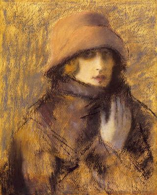 Woman in Red Hat
