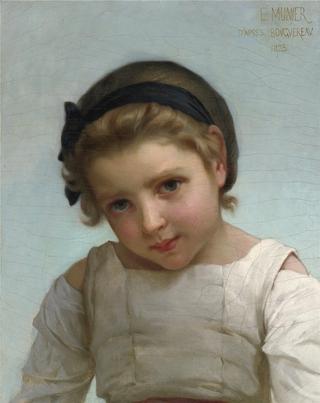 Portrait of a Young Girl (after Bouguereau)