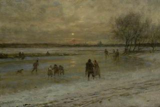 Winter Scene in Holland