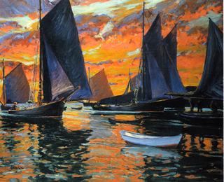 Sails in the Sunset