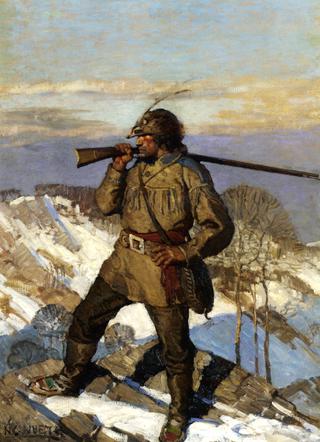 The Frontiersman [Pupular Magazine cover Illustration]