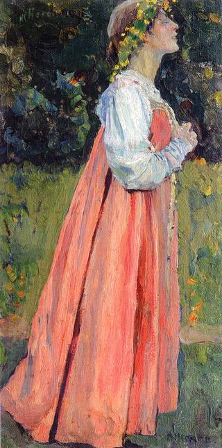 Girl in Pink