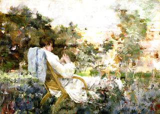 Woman in White Seated, Venice