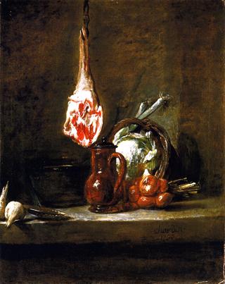 Still LIfe with Leg of Lamb