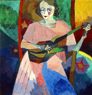 Woman with Guitar