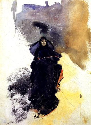 Woman in a Gondola (unfinished)