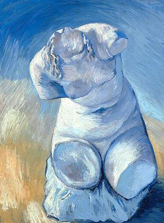 Plaster Statuette of a Female Torso