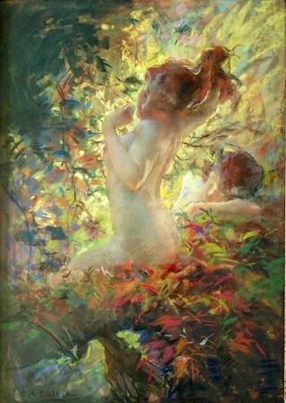 Satyre and Woman