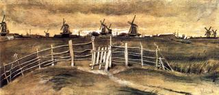 Windmills at Dordrecht