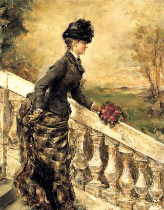 Lady on the Staircase