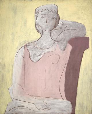 Woman in a Pink Dress