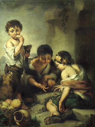 Street Boys Playing Dice