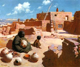 Zuni Pottery Painter