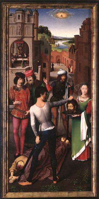 St John Altarpiece [left wing]