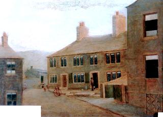 Old Houses on the Site of Hattersley's Machine Shop