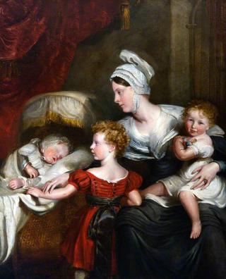 Lady Augusta FitzClarence Kennedy-Erskine, Daughter of King William IV with Her Children