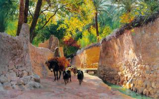 Sur le chemin du marché (On the Way to the Market)