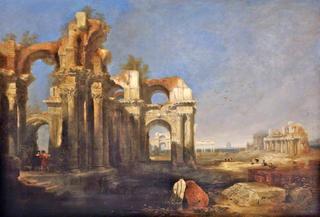 Ruins of a Temple and an Amphitheatre
