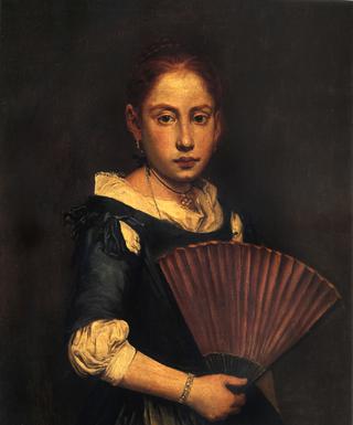 Girl with Fan