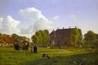 Nysø Estate on a Clear Autumn Day