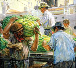 Unloading the Banana Boat, New Orleans