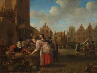 The Grote Markt in Rotterdam