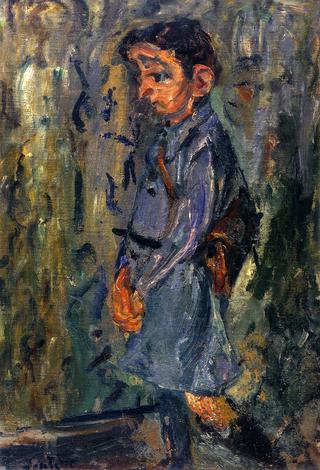 School Boy in Blue