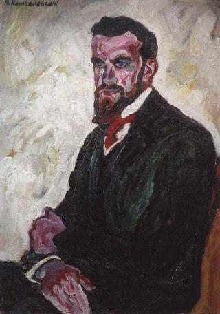 Portrait of The Artist's Brother, Historian Dmitry Konchalovsky