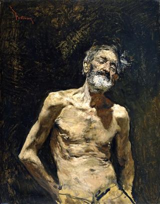 Old Man Naked in the Sun