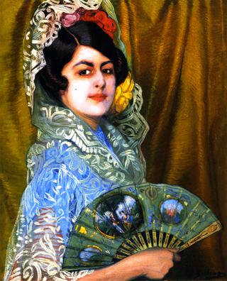 Dama con Abanico