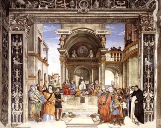 Triumph of St Thomas Aquinas over the Heretics