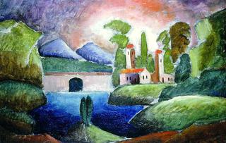 Landscape with Towers