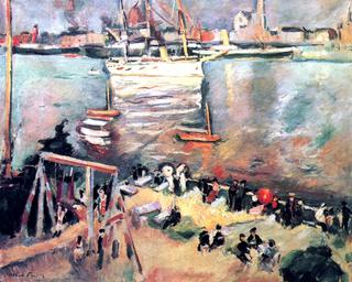 The Entry of a Sloop into the Port of Antwerp