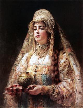 Girl with a Tray