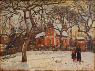 Chestnut Trees at Louveciennes in Winter