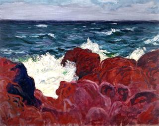 Red Rocks and Sea