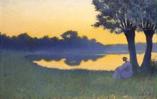 Au coucher du soleil