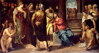 Jesus and the woman taken in adultery