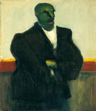 Untitled (Man with Green Face)