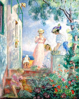 Girls on the Terrace, Sainte-Maxime