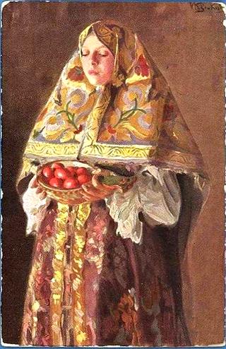 Portrait Of A Young Russian Woman