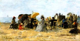 Trouville, Beach Scene
