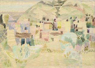 Mediterranean Landscape with Mountain