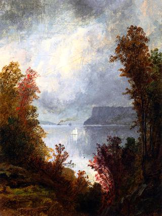 View of the Hudson River, Autumn