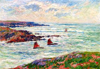 Entrance to the Port of Doelan Finistere