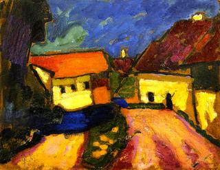 Landscape Sketch - Village Road