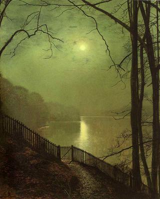 Moonlight on Lake